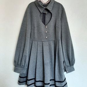 Heart cut-out minidress